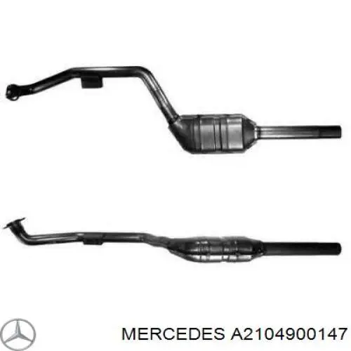 Купить A2104900147 Mercedes Преобразователь отработавших газов