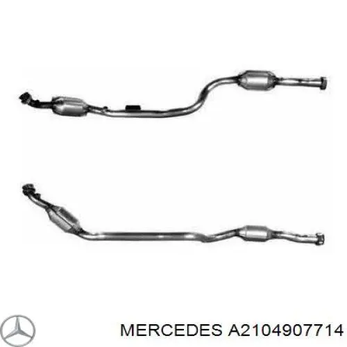 Купить A2104905014 Mercedes Приёмная труба