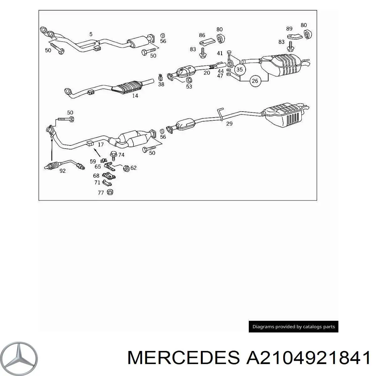  A2104921841 Mercedes