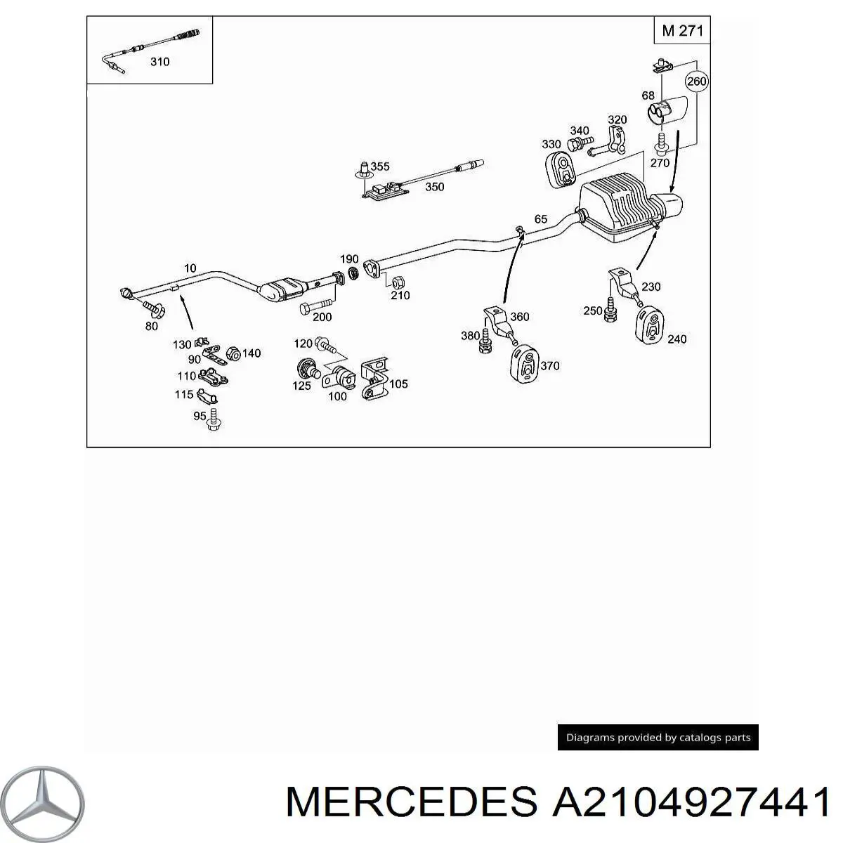Купить A2104927441 Mercedes 