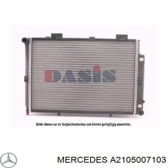 Радиатор охлаждения двигателя Mercedes A2105007103 цена, от 113.78 USD