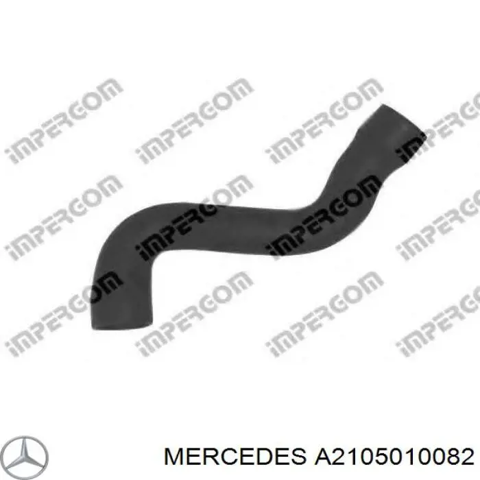 A2105010082 Mercedes шланг (патрубок радиатора охлаждения верхний)