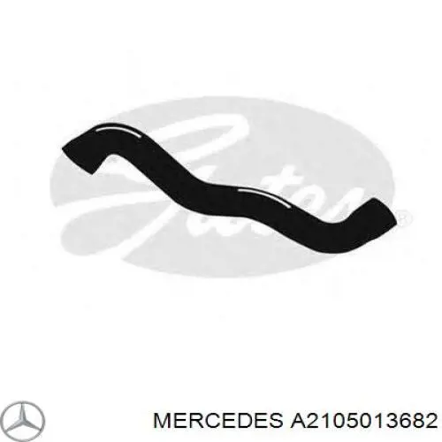 A2105013682 Mercedes шланг (патрубок радиатора охлаждения верхний)