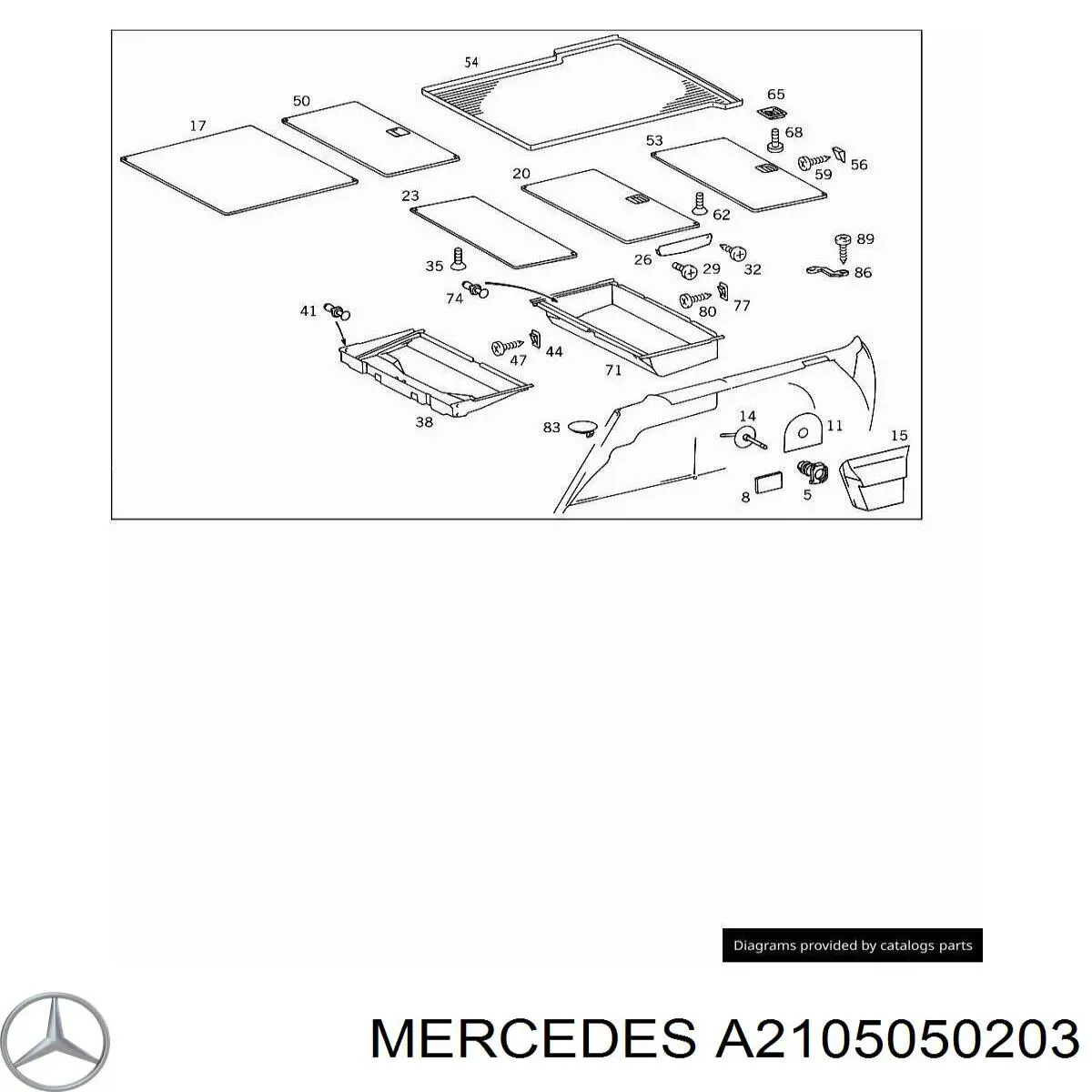 A2105050203 Mercedes 