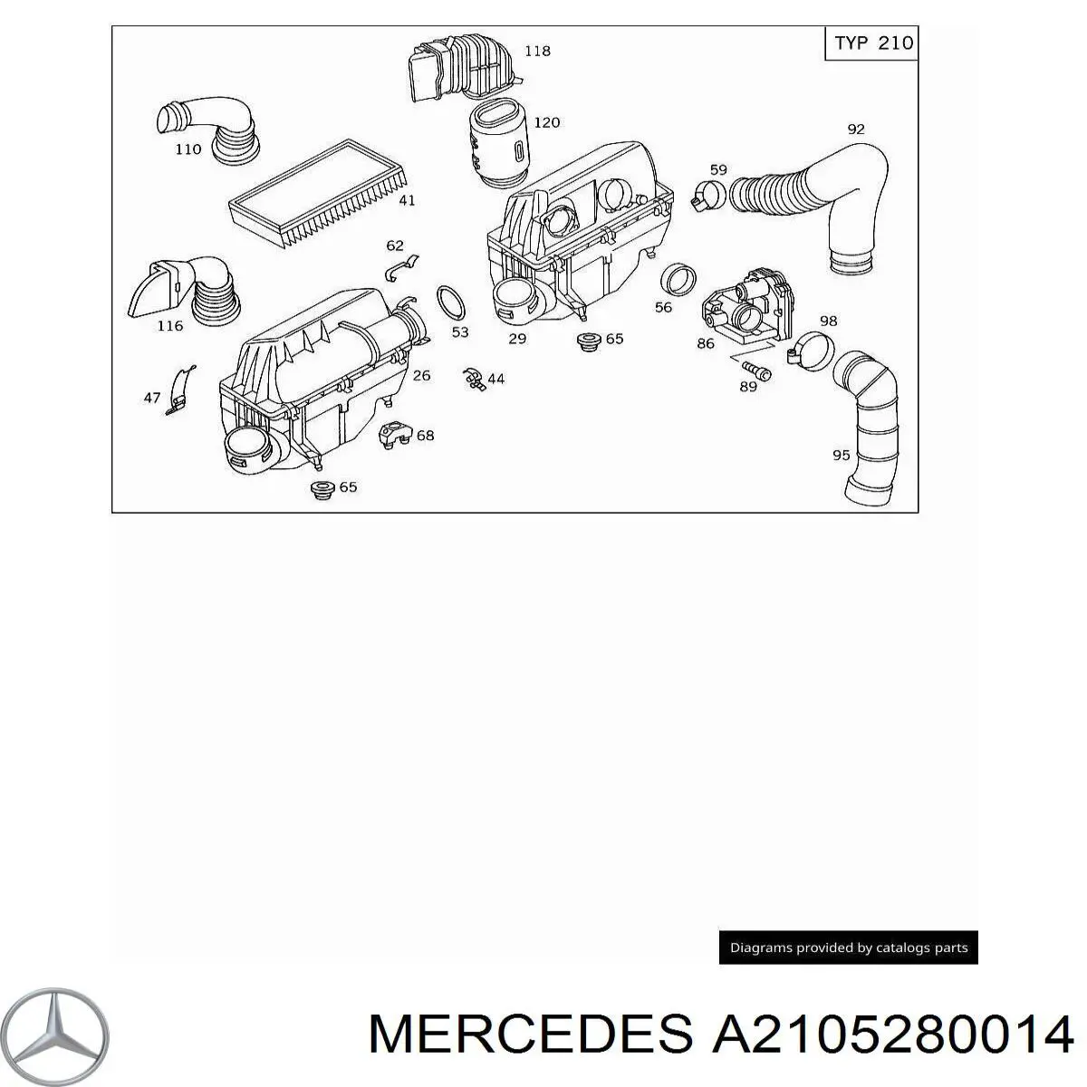  2105280014 Mercedes