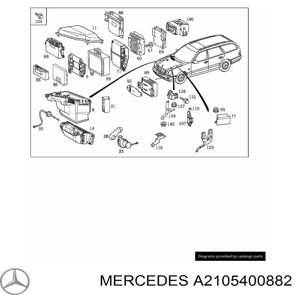 2105400882 Mercedes 