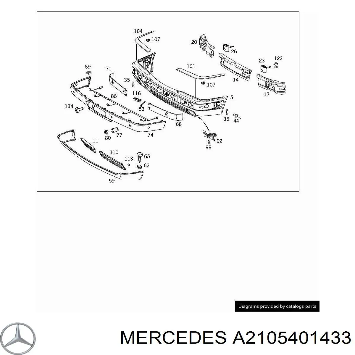 A2105401433 Mercedes 