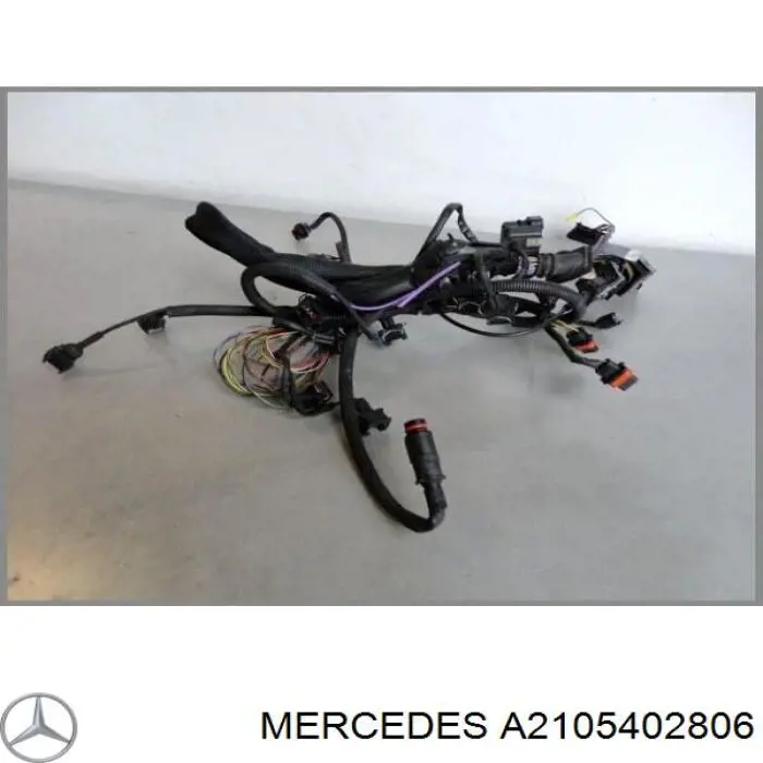 A2105402806 Mercedes fios isolados da seção de motor