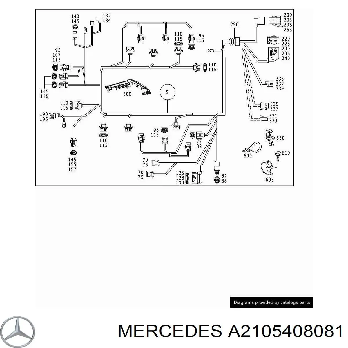  Mercedes 2105408081 цена, от 14.64 USD