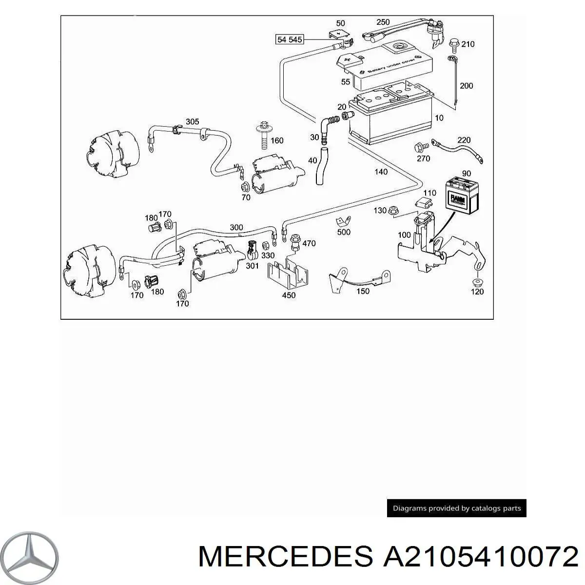 Купить A2105410072 Mercedes 