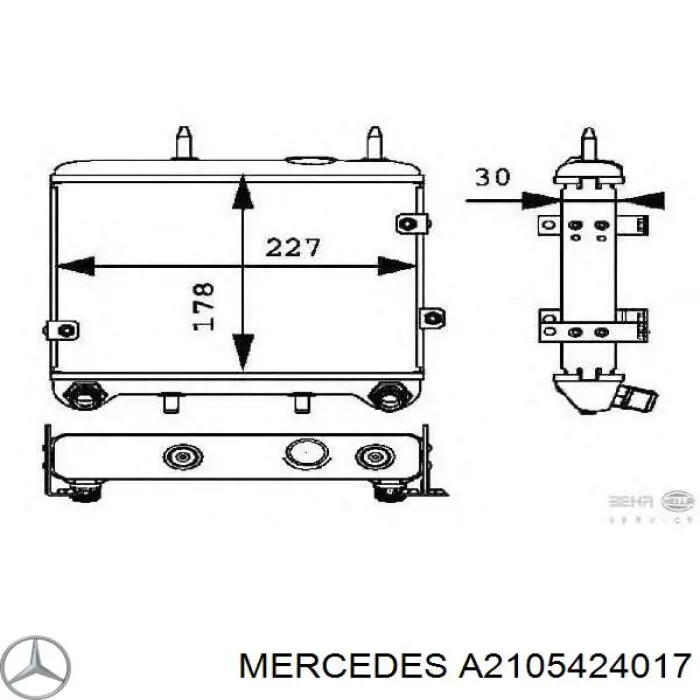 Купить 2105424017 Mercedes Датчик указателя уровня топлива
