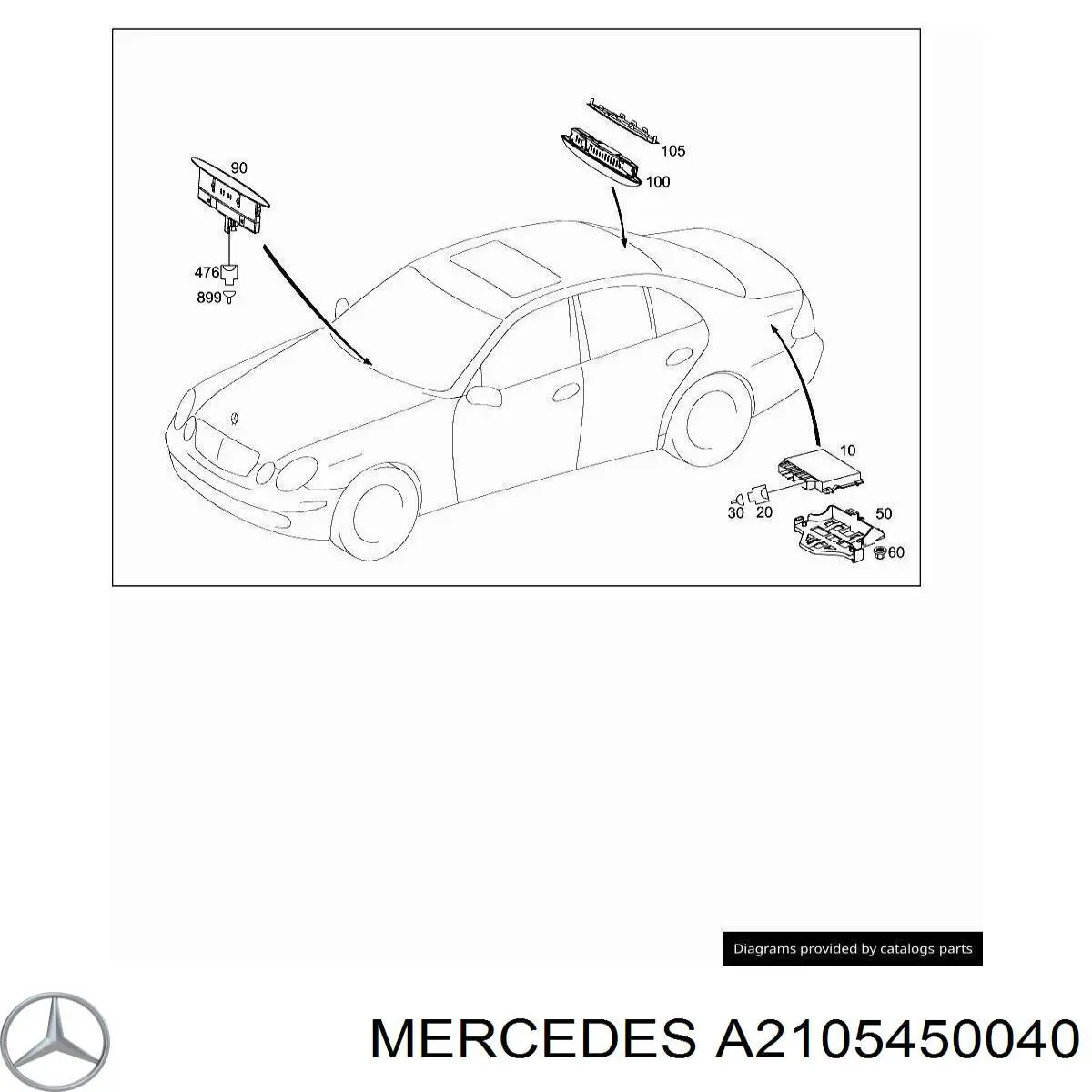  A2105450040 Mercedes