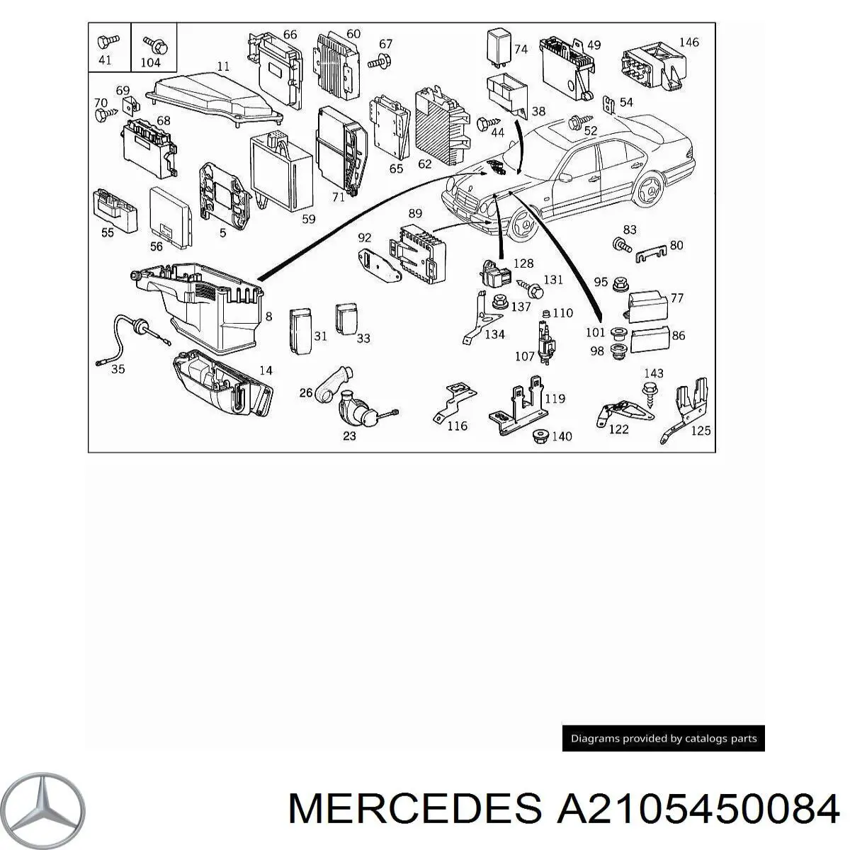 A2105450084 Mercedes 