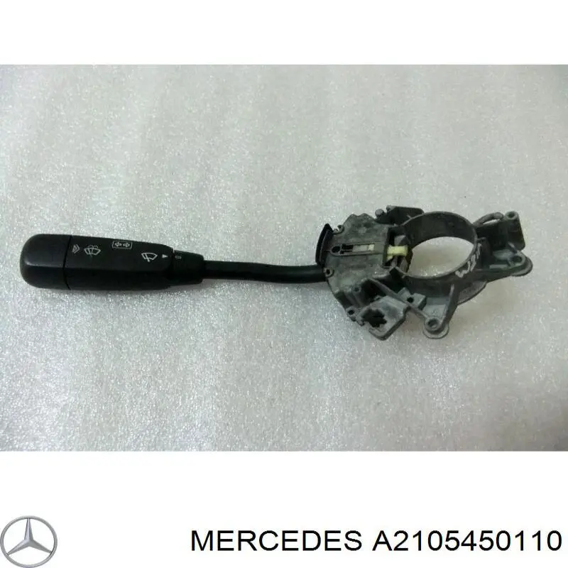 A2105450110 Mercedes comutador esquerdo instalado na coluna da direção