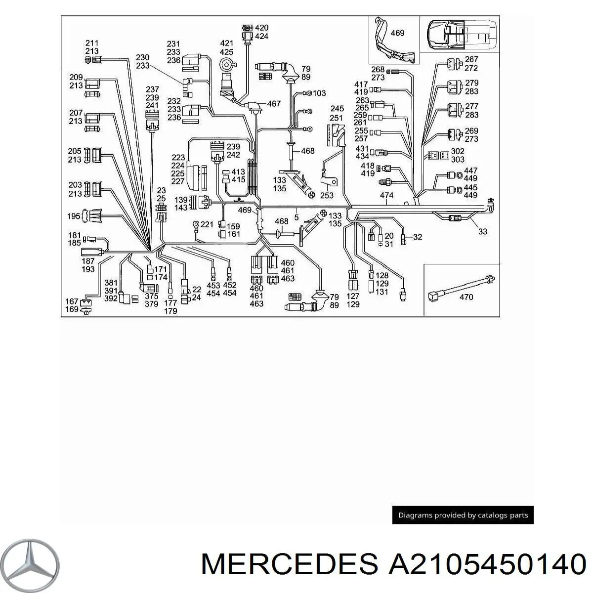  Mercedes A2105450140 цена, от 4.22 USD