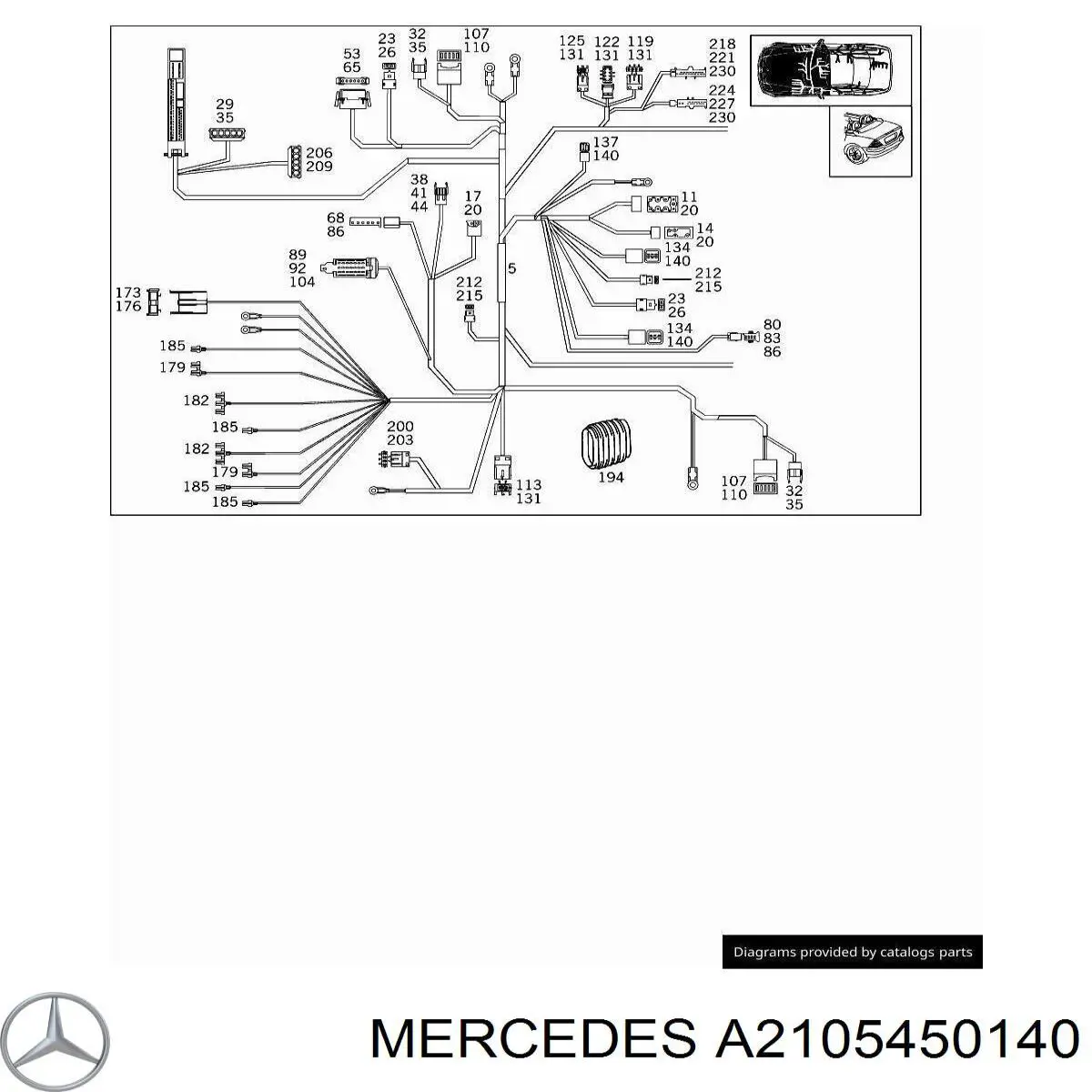 Купить A2105450140 Mercedes 