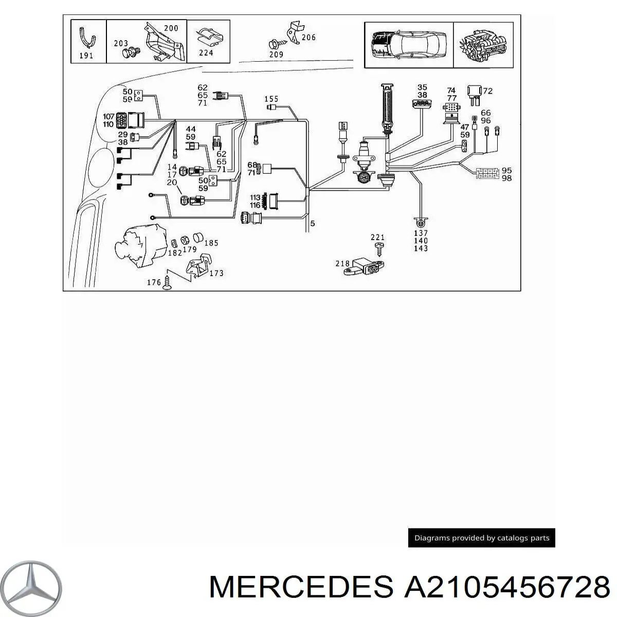 A2105456728 Mercedes 