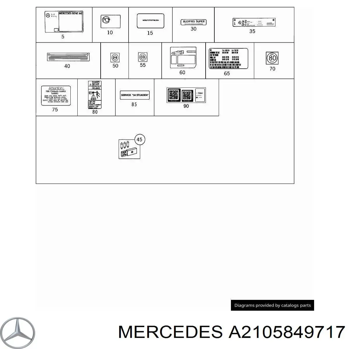  A2105849717 Mercedes