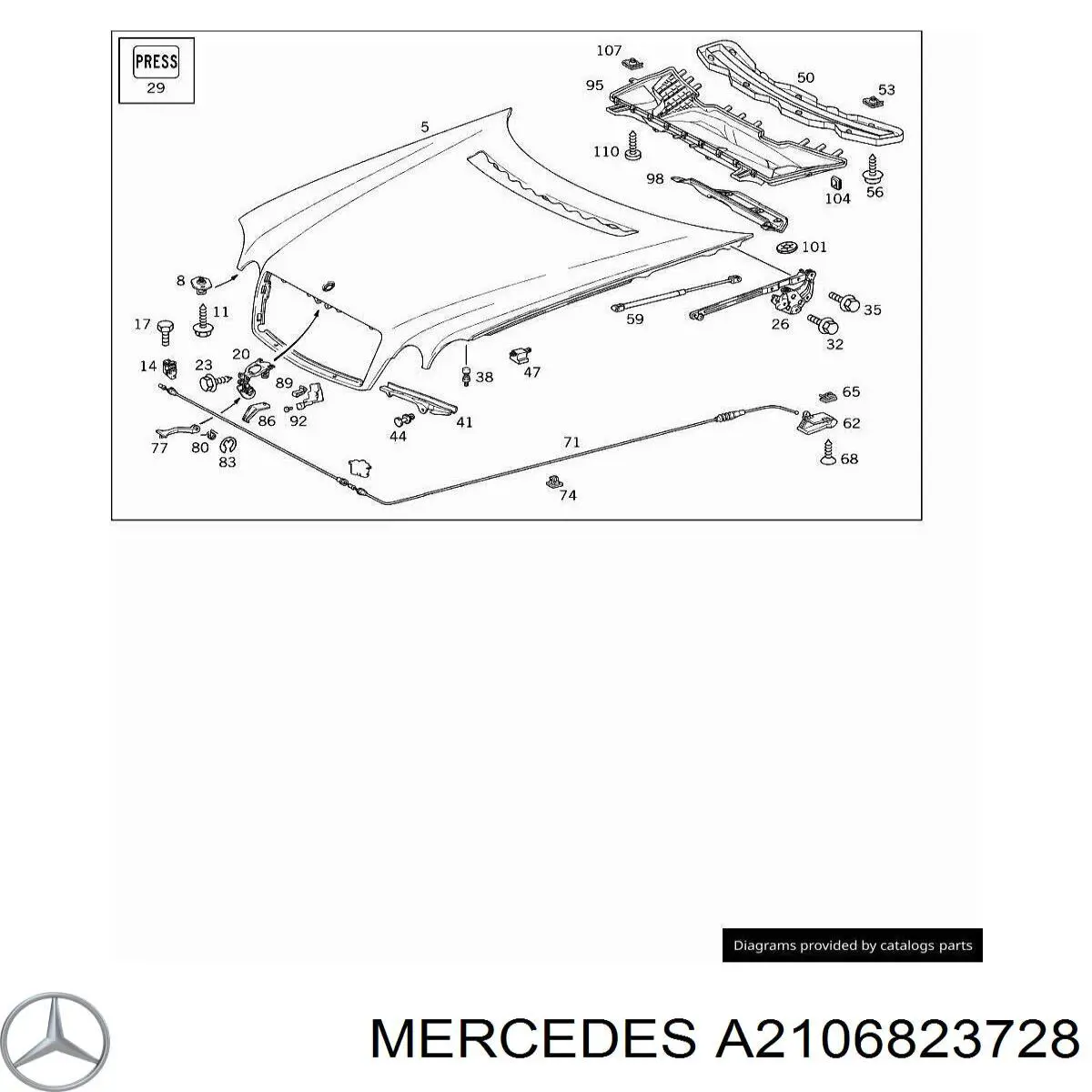  A2106823728 Mercedes