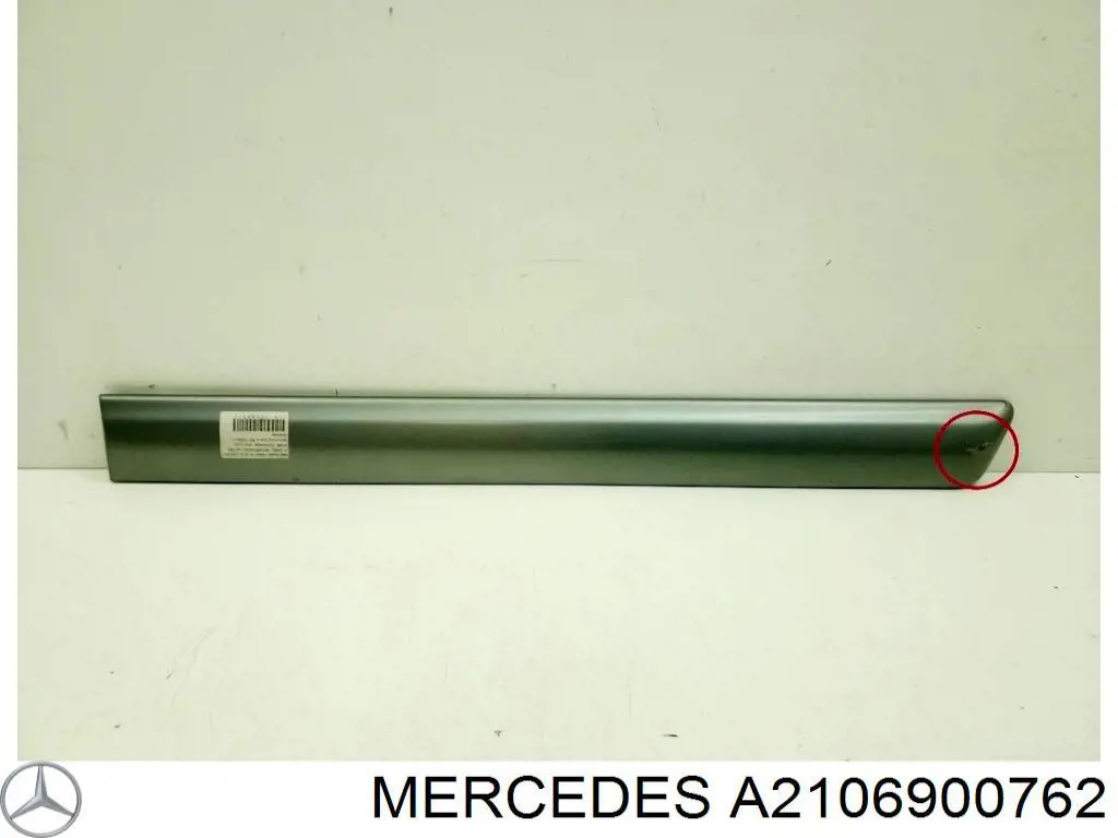 Moldura da porta traseira esquerda para Mercedes E (W210)