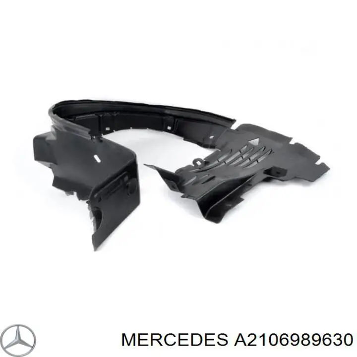 A2106989630 Mercedes guarda-barras direito do pára-lama dianteiro