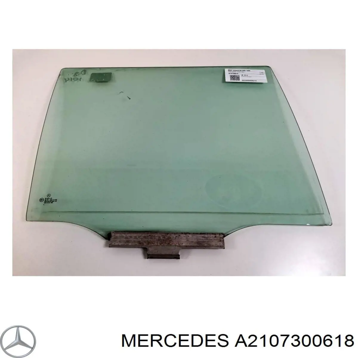 2107300618 Mercedes vidro da porta traseira direita