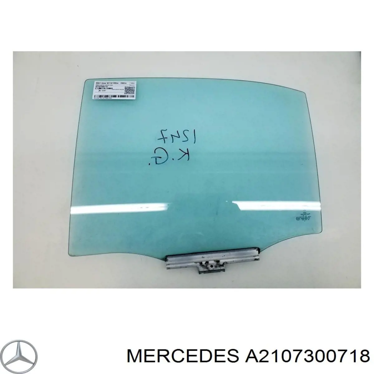 A2107300718 Mercedes vidro da porta traseira esquerda