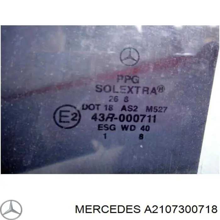 Стекло двери задней левой A2107300718 Mercedes