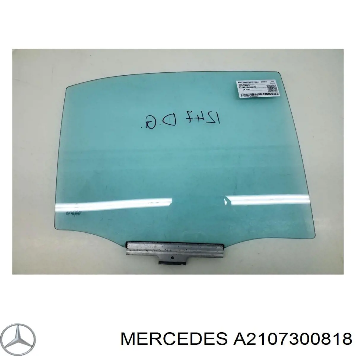 A2107300818 Mercedes vidro da porta traseira direita