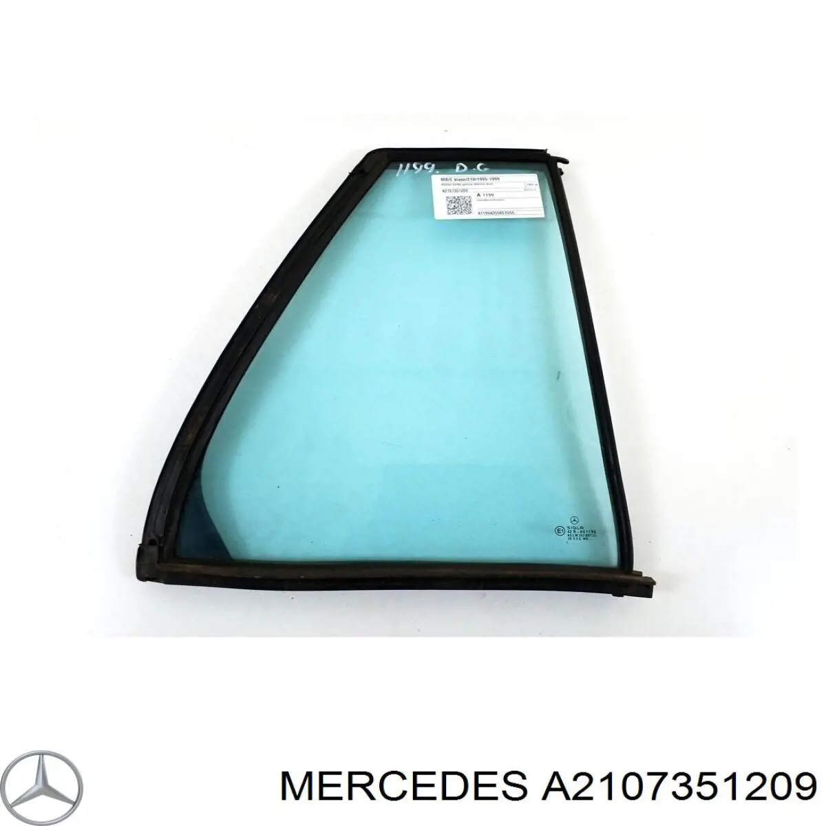 2107351209 Mercedes стекло-форточка двери задней правой