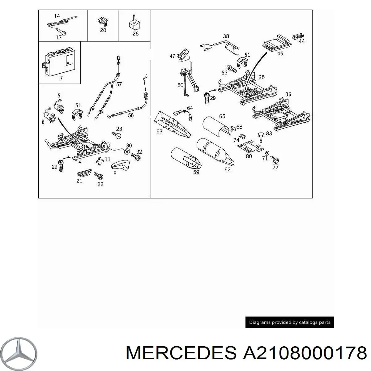 A2108000178 Mercedes 