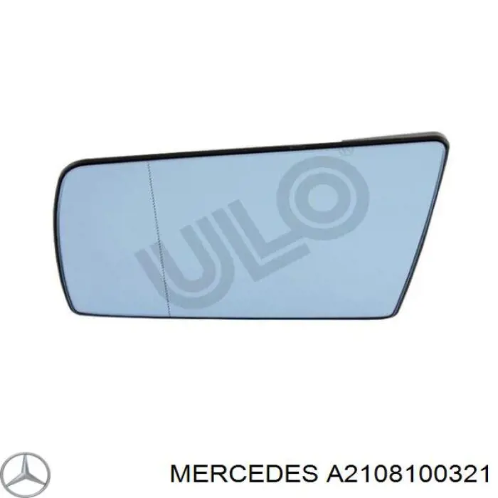 A2108100321 Mercedes зеркальный элемент зеркала заднего вида левого