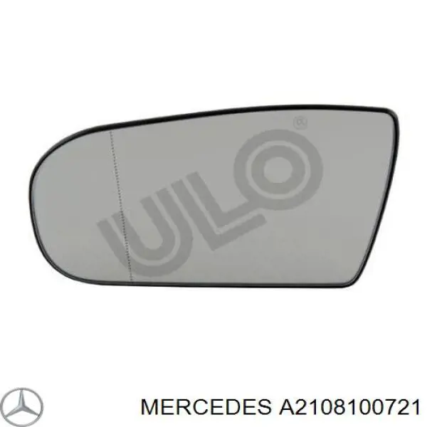 A2108100721 Mercedes зеркальный элемент зеркала заднего вида левого