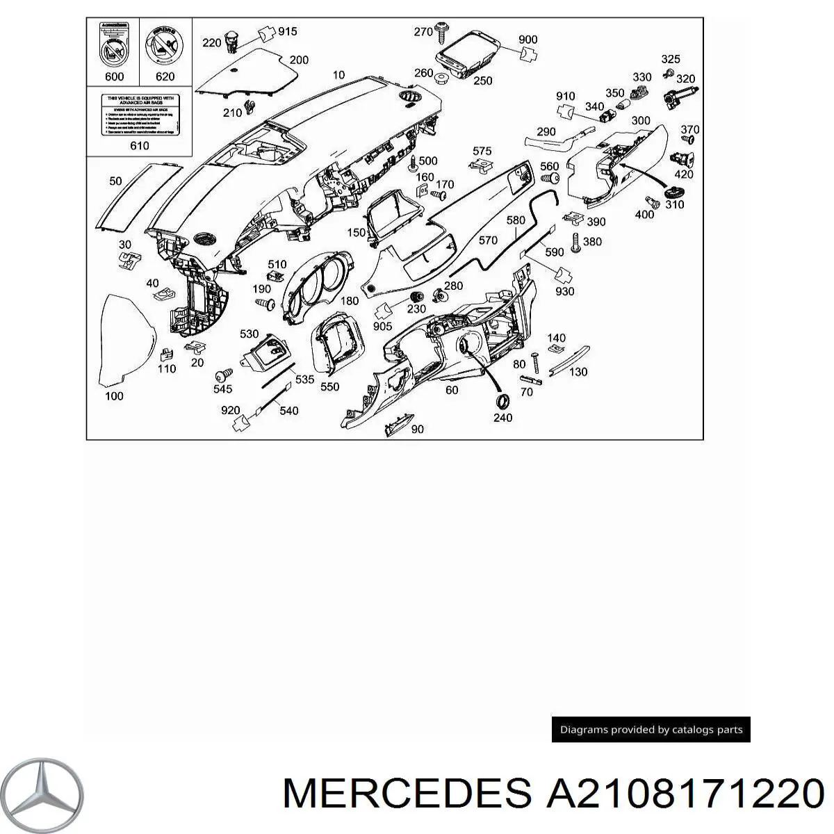 A2108171220 Mercedes 