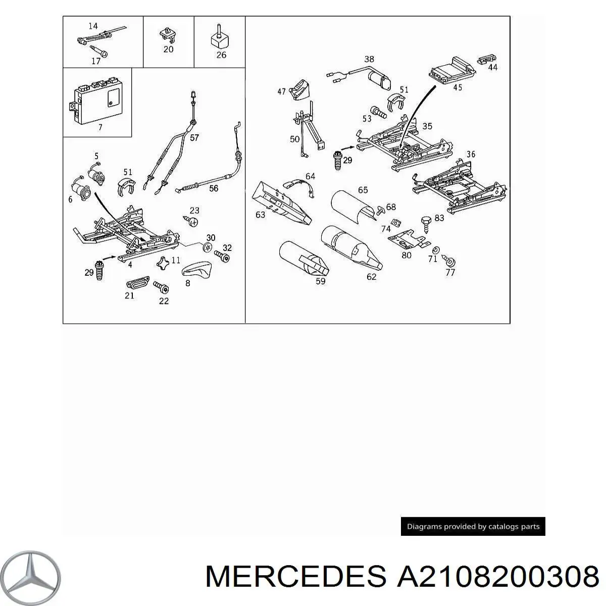 2108200308 Mercedes 