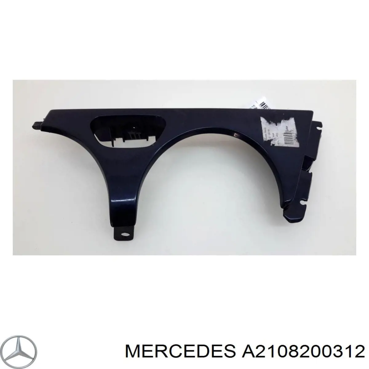 A2108200312 Mercedes ripa (placa sobreposta da luz esquerda)
