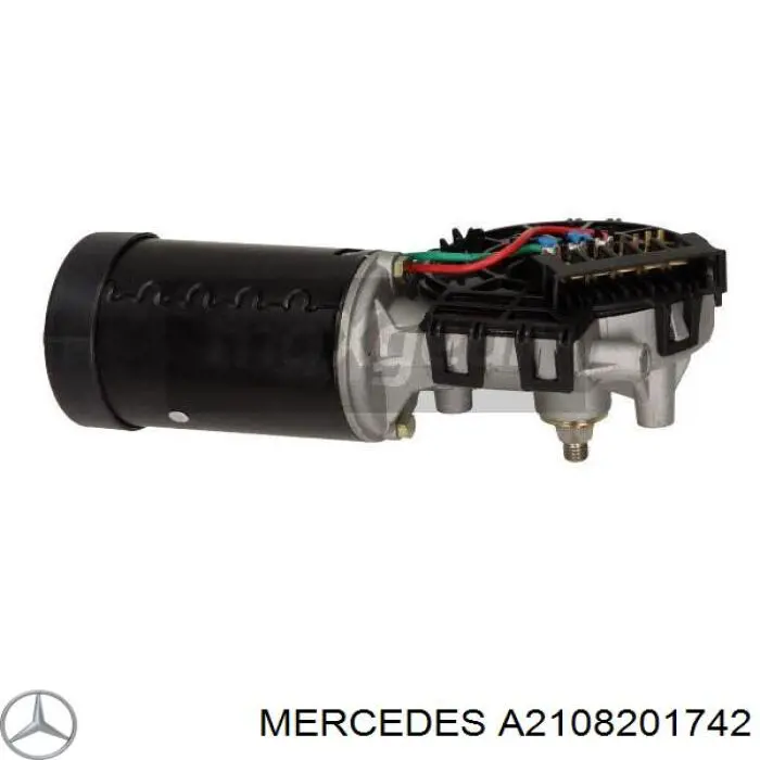 Мотор стеклоочистителя лобового стекла Mercedes A2108201742