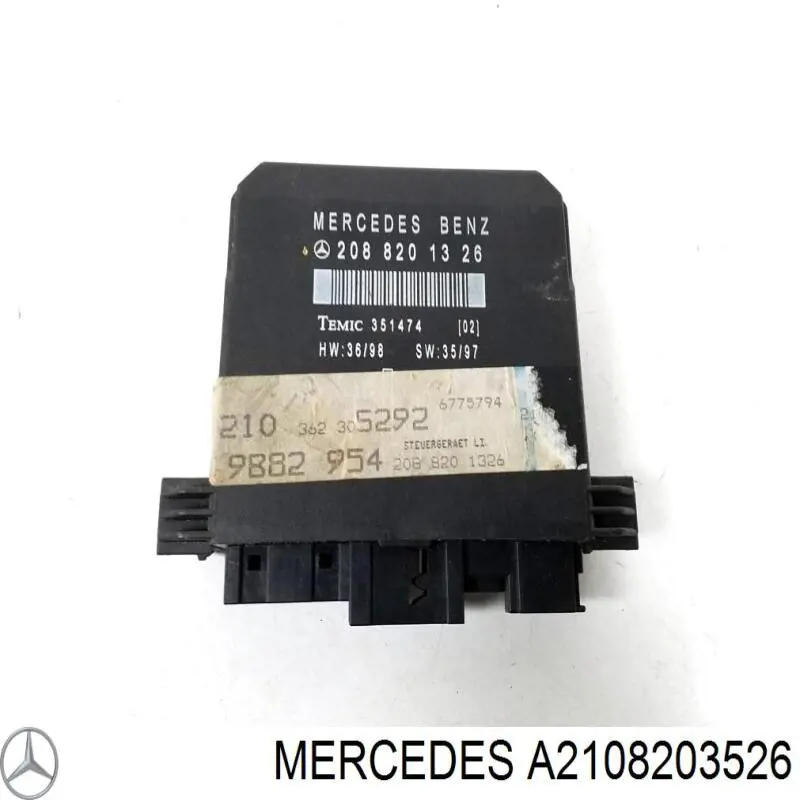 A2108203526 Mercedes блок комфорта передней двери