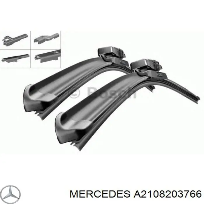 Стекло левого фонаря Mercedes 2108203766