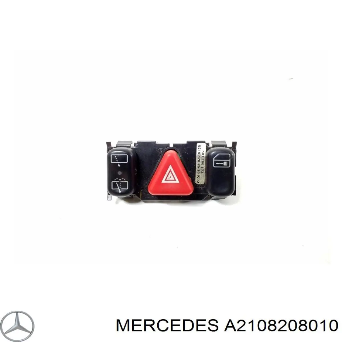 A2108208010 Mercedes botão de ativação do sinal de emergência