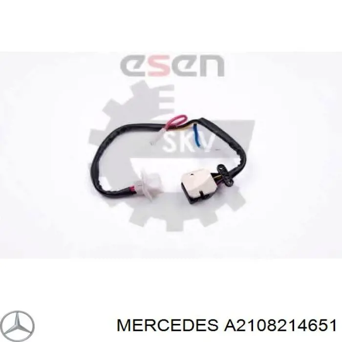 A2108214651 Mercedes резистор (сопротивление вентилятора печки (отопителя салона))