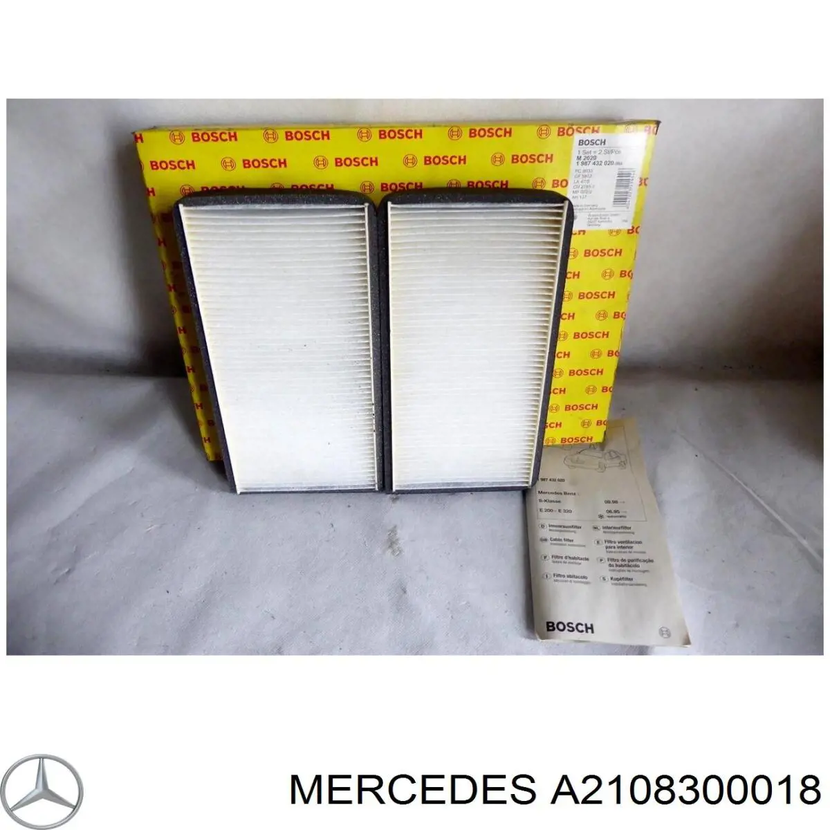 A2108300018 Mercedes Внутрисалонный фильтр