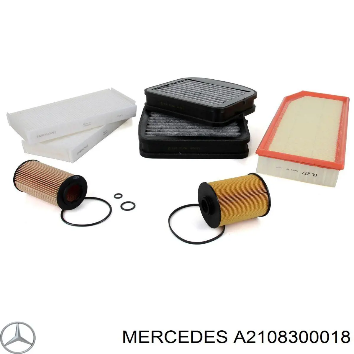 Купить A2108300018 Mercedes Фильтр салона угольный