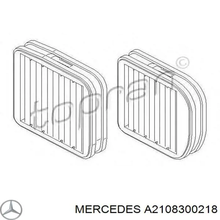 Фильтр воздушный отопителя Mercedes A2108300218 цена, от 21.13 USD