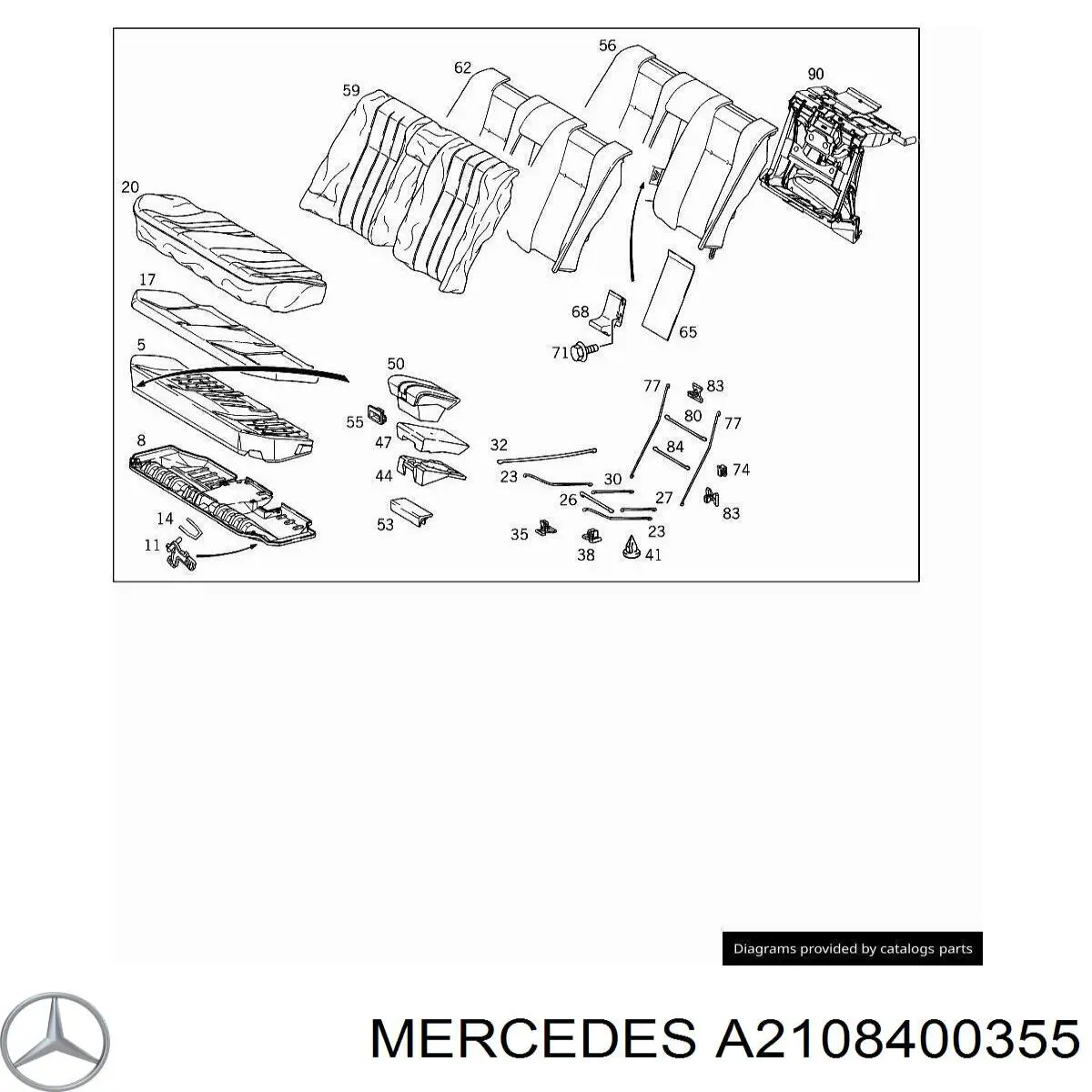 A2108400355 Mercedes 