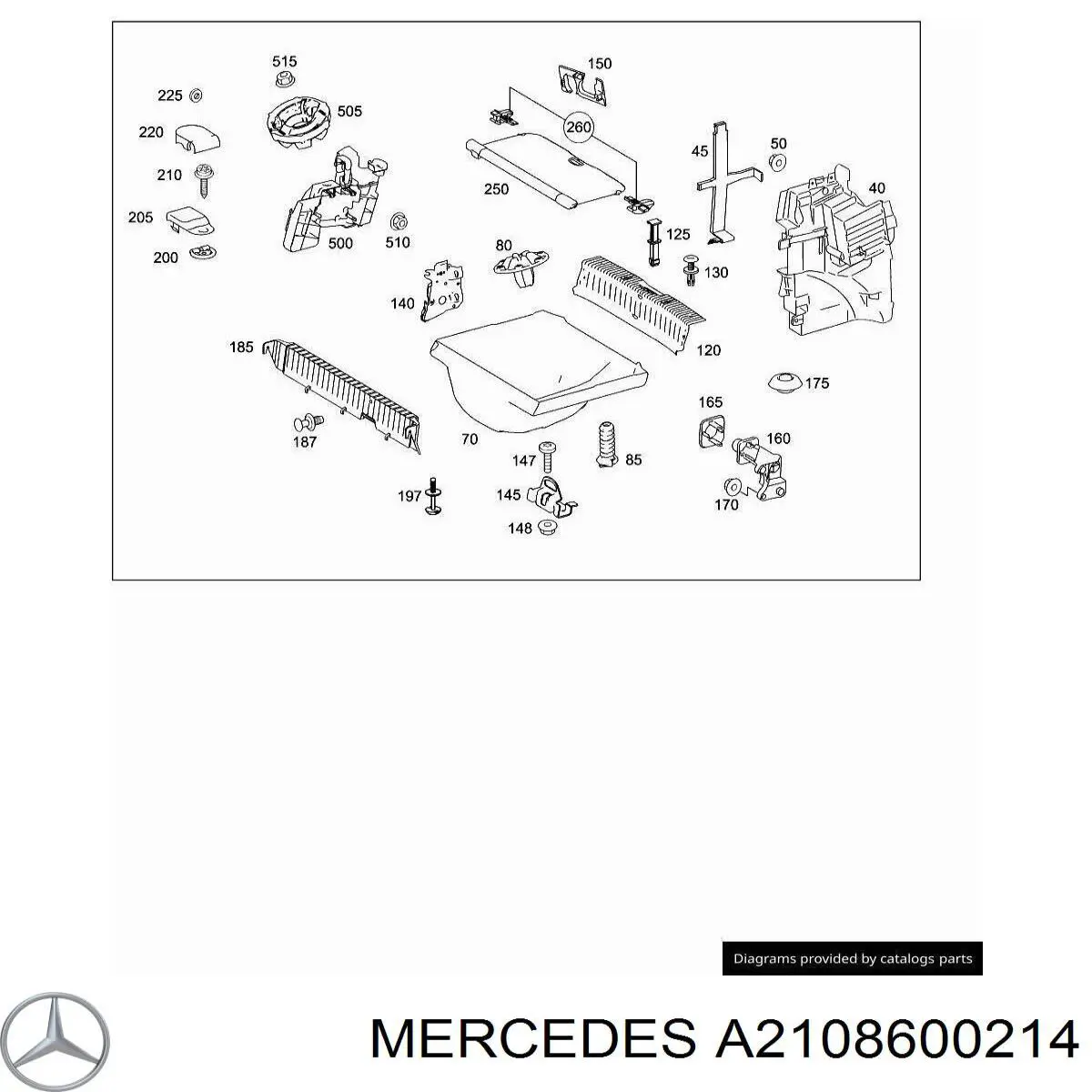 Купить A2108600214 Mercedes 