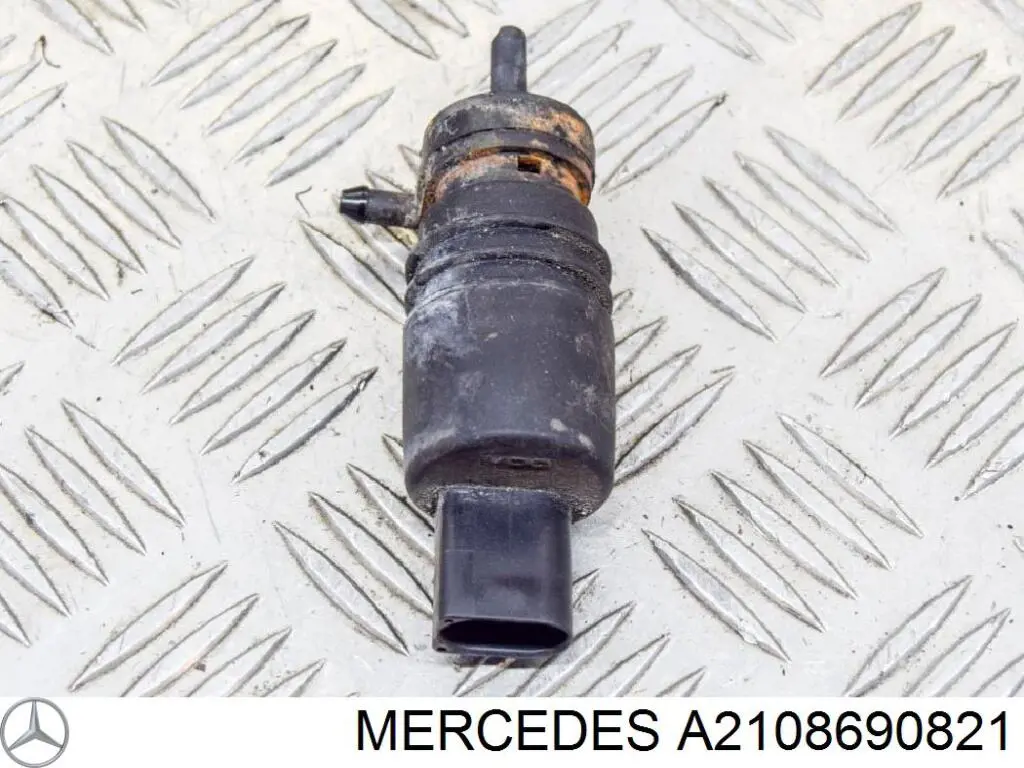 Bomba de agua limpiaparabrisas, delantera A2108690821 Mercedes