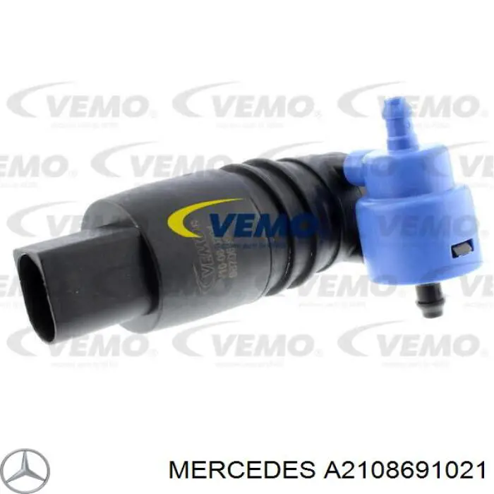 Bomba de motor de fluido para lavador de vidro dianteiro/traseiro Mercedes A2108691021