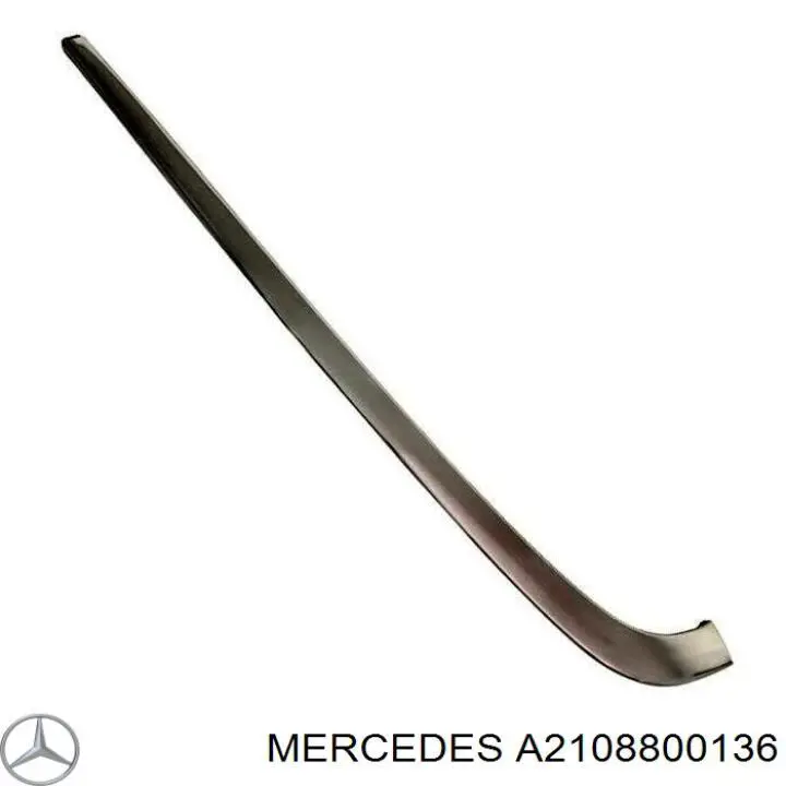 Молдинг бампера заднего левый Mercedes 2108800136 цена, от 6.98 USD