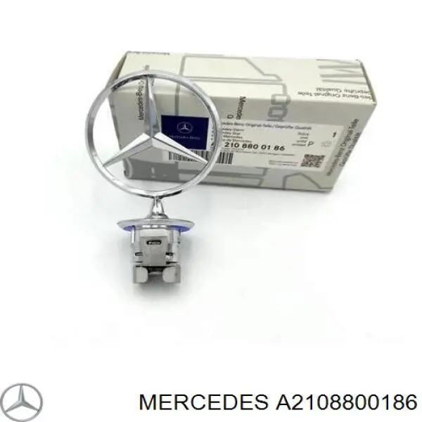 Эмблема капота A2108800186 Mercedes